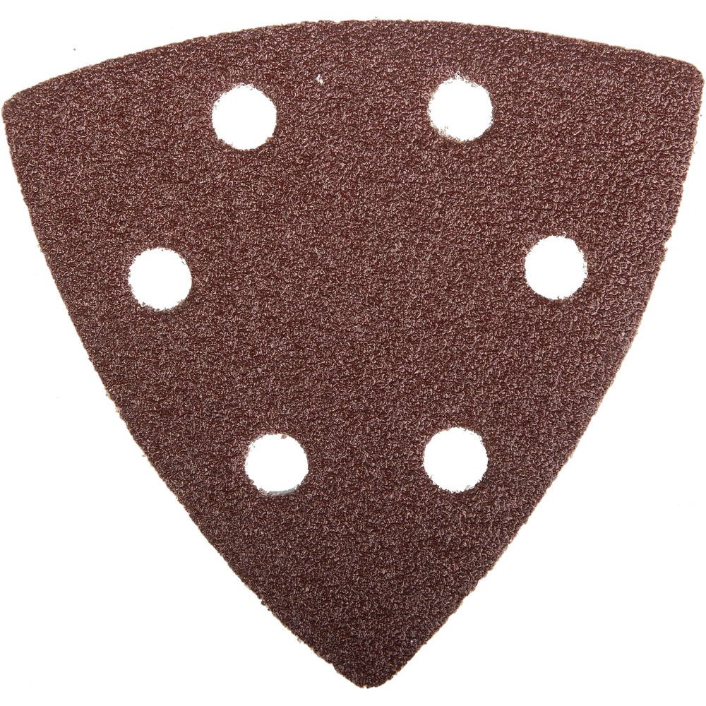 Треугольник шлифовальный ЗУБР _Мастер_ универсальный на велкро основе, 6 отверстий, Р60, 93х93х93мм, 5шт