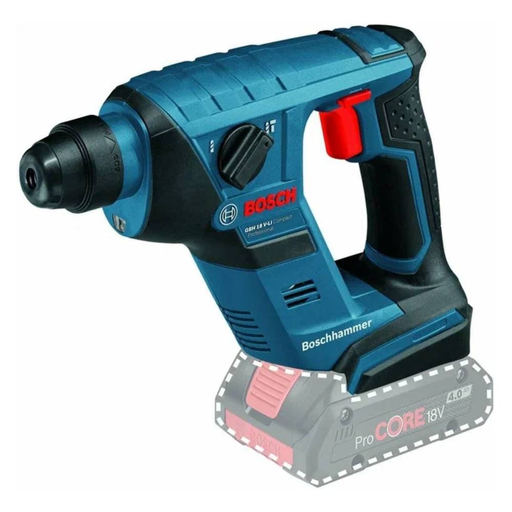 Аккумуляторный перфоратор Bosch GBH 18 V-LI Compact