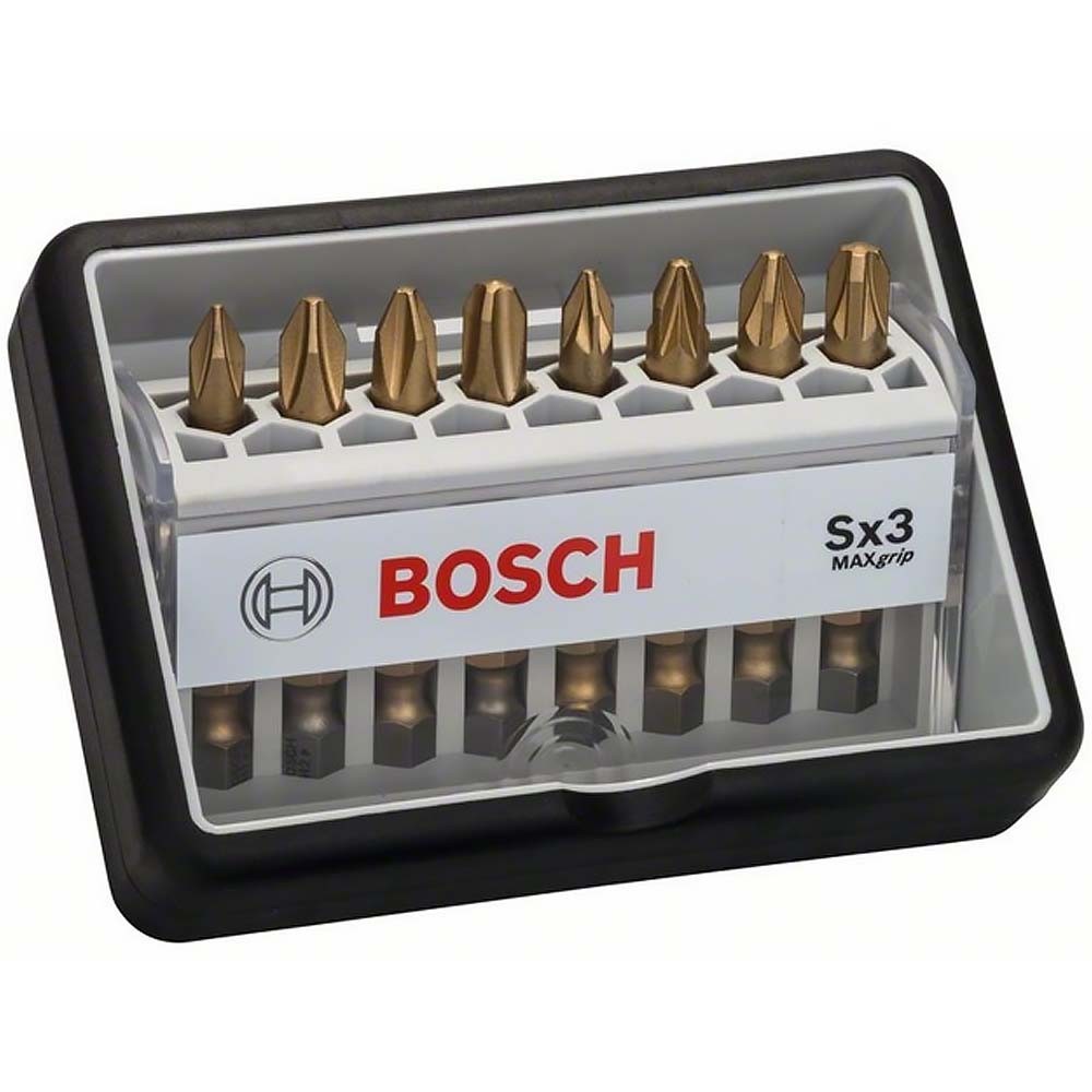 Набор бит Bosch 49мм TIN Robust Line 8шт (572)