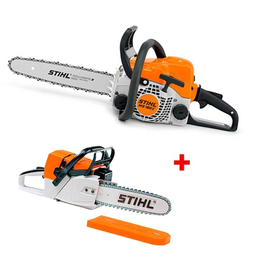 Бензопила Stihl MS 180C-ВЕ 16" + Пила игрушечная на батарейках Stihl