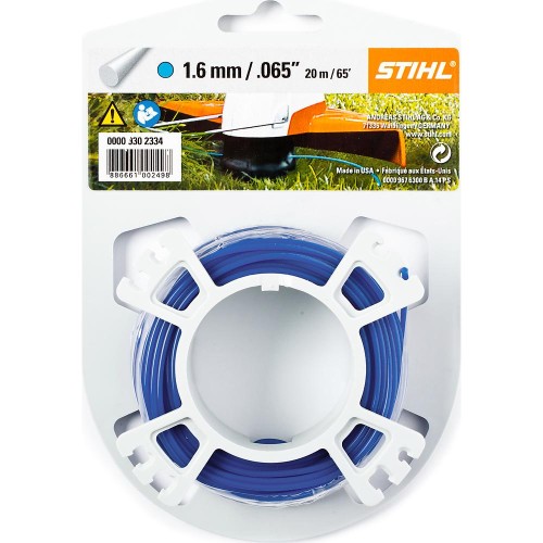 Леска для триммера Stihl 1.6мм круглая 20м (9302334)