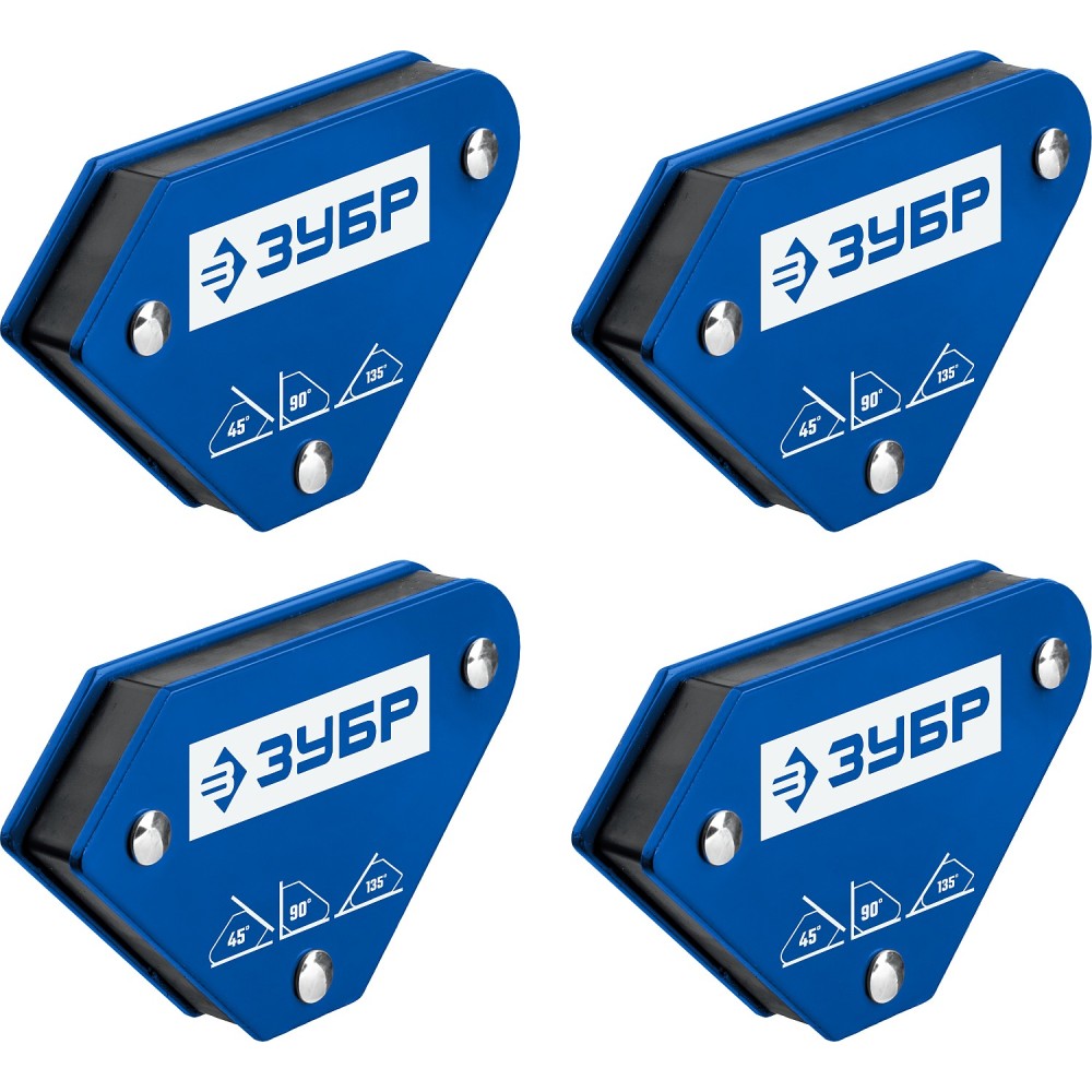 Набор угольников магнитных ЗУБР УМ-3 4 шт. 40050-04