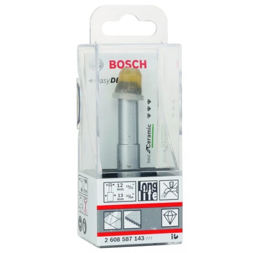 Сверло алмазное по стеклу и керамике Bosch 12мм(143)