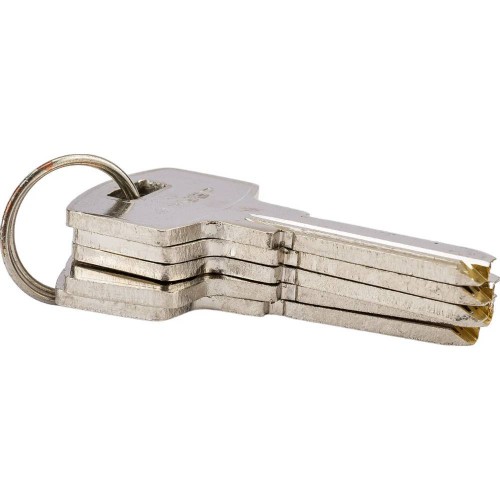 Заготовка ключа ЗУБР для цилиндровых механизмов, компьютерный тип 5 шт (52196)