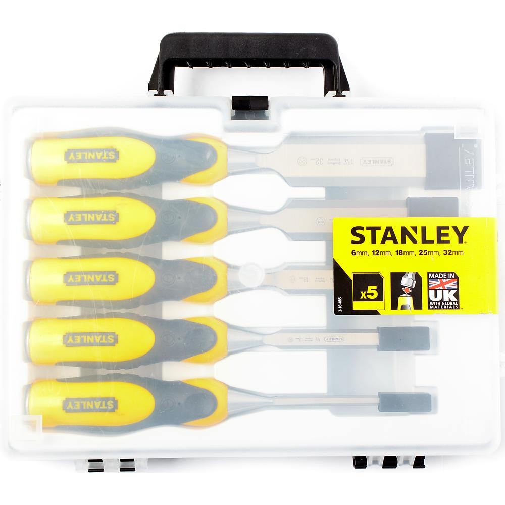 Набор стамесок STANLEY DynaGrip 10-20мм 3шт 2-16-887