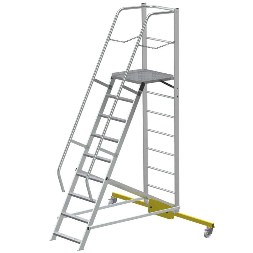 Лестница с платформой компактная MEGAL ЛСПК-2,35 (1,4)