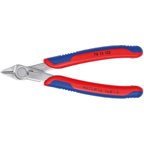 Electronic Super Knips Бокорезы прецизионные, нерж., зажим для проволоки, 125 мм, 2-комп ручки