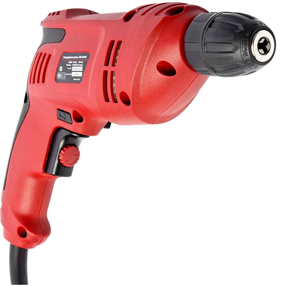 Сетевая дрель REDVERG RD-D400 безударная