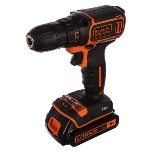 Аккумуляторная дрель-шуруповерт Black&Decker BDCDC18K1B