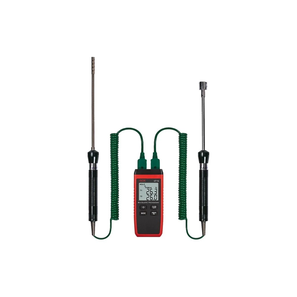 Термометр RGK CT-12 с зондом TR-10A и зондом TR-10S с поверкой