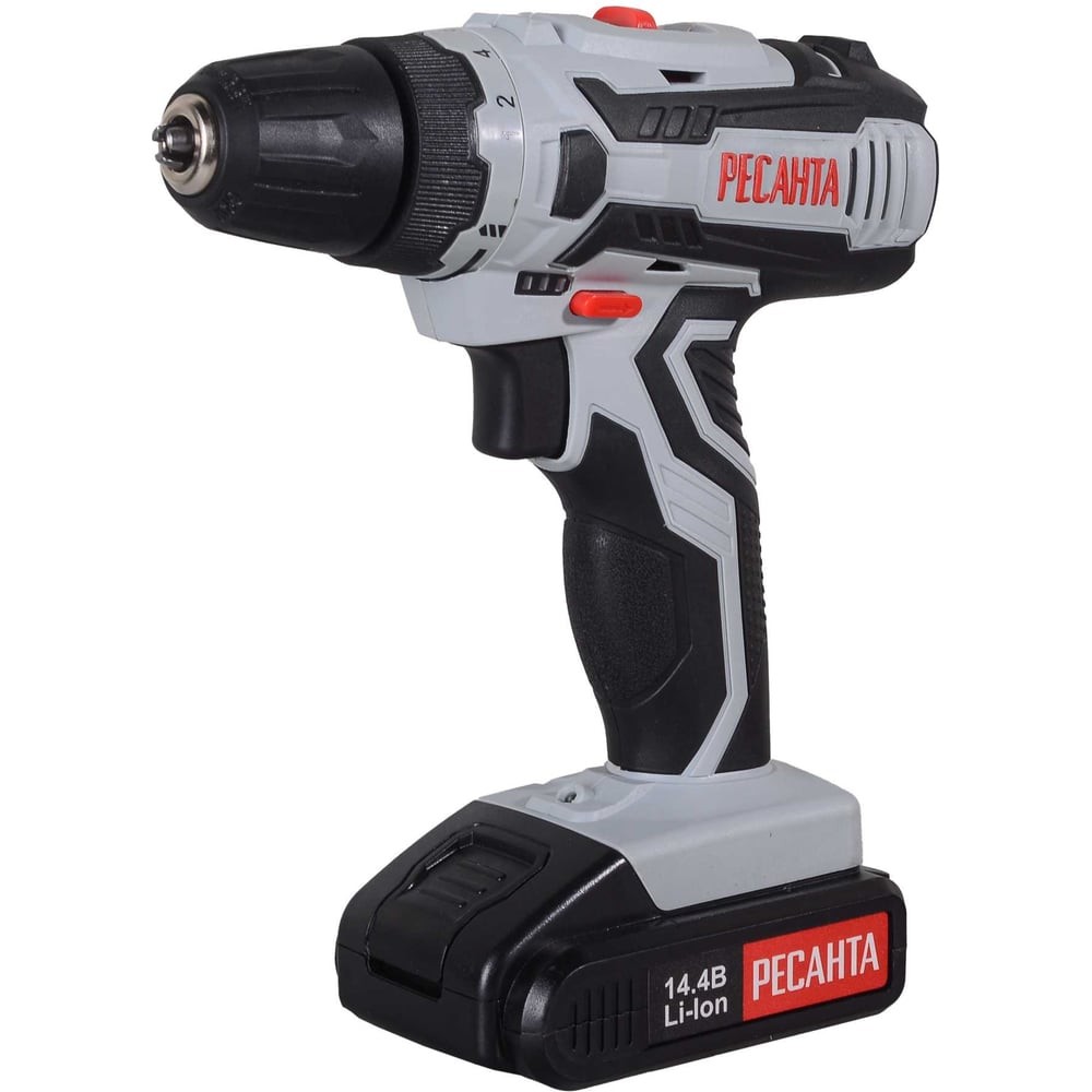 Дрель-шуруповерт аккумуляторная ДА-14-2Л Ресанта