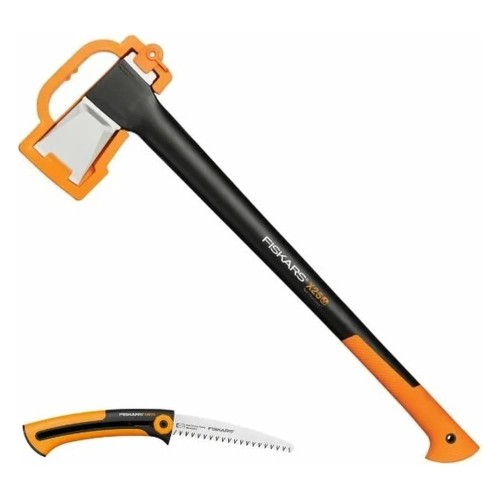 Набор Fiskars топор-колун Х25 + пила