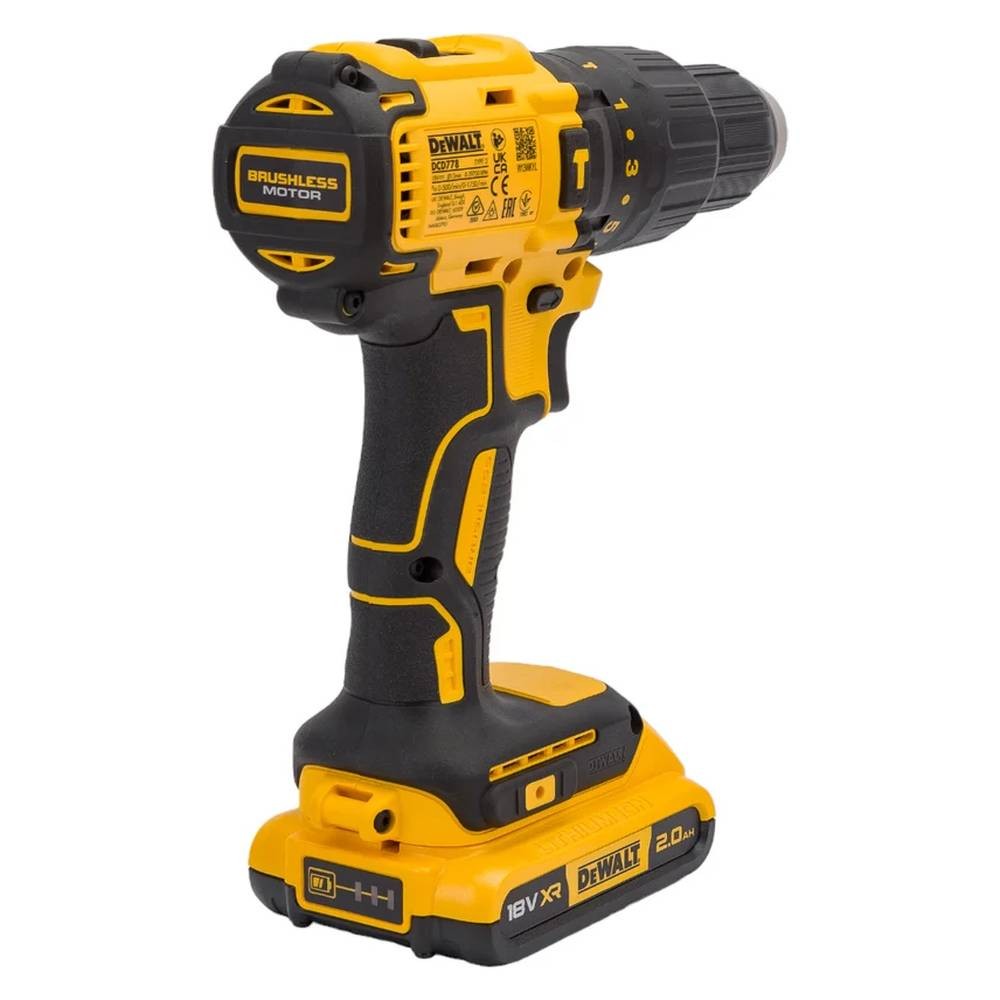 Аккумуляторная дрель-шуруповерт DeWalt DCD778D2T ударная
