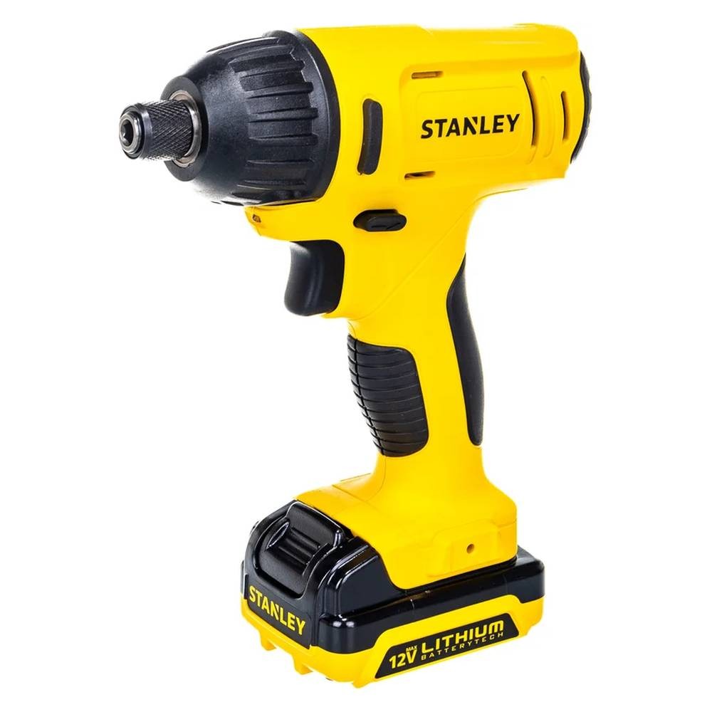 Аккумуляторная дрель-шуруповерт STANLEY SCI121S2K ударная