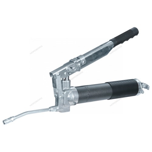 Шприц двухплунжерный для густой смазки, с переключением плунжеров, 400 мл NORDBERG NO2403