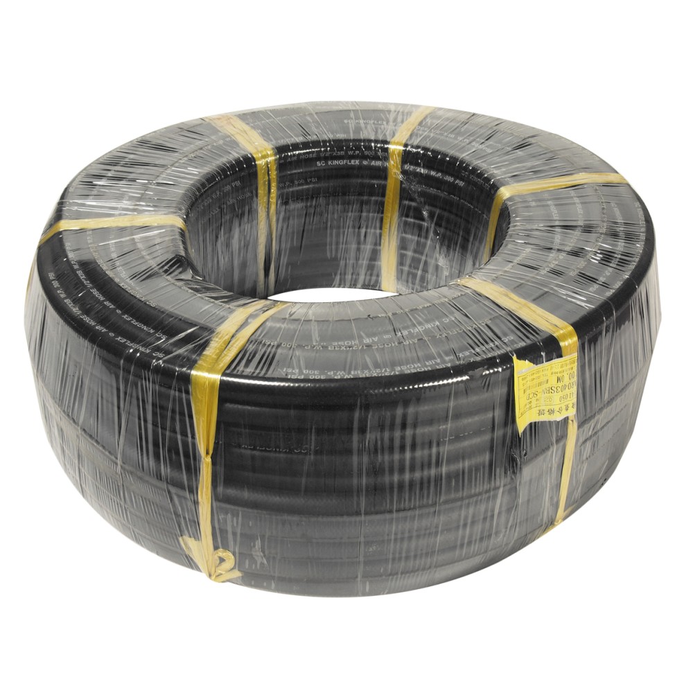 Шланг пневматический d=1/2" резиновый высокого давления 300PSI, 100м JTC