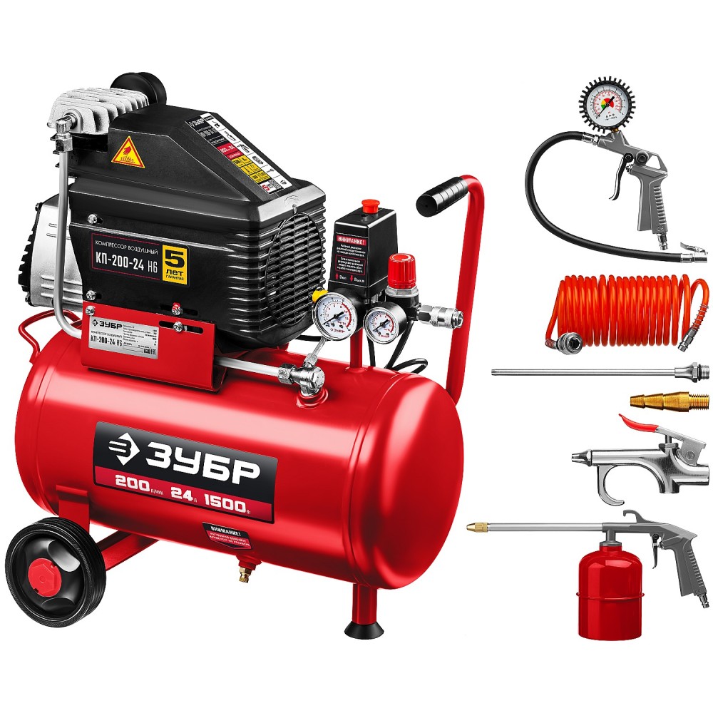 Компрессор ЗУБР КП-200-24 Н6