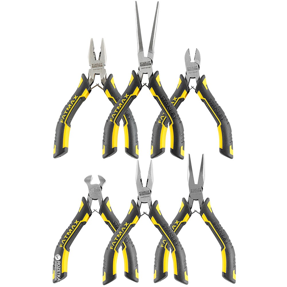 Набор мини-плоскогубцев и кусачек STANLEY 6 предметов FMHT0-80541