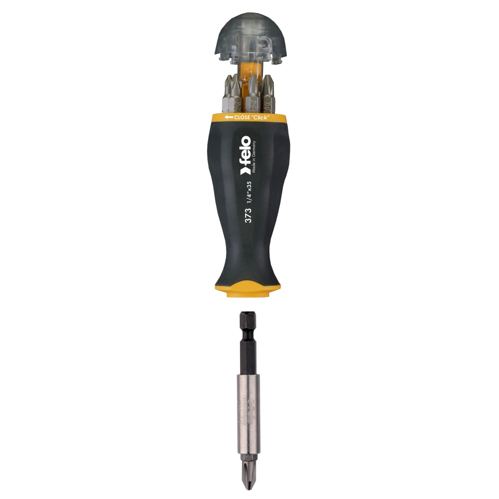 Отвертка с магнитным держателем и набором бит SL/PH/PZ/Tx, 8 шт, Felo 37320805