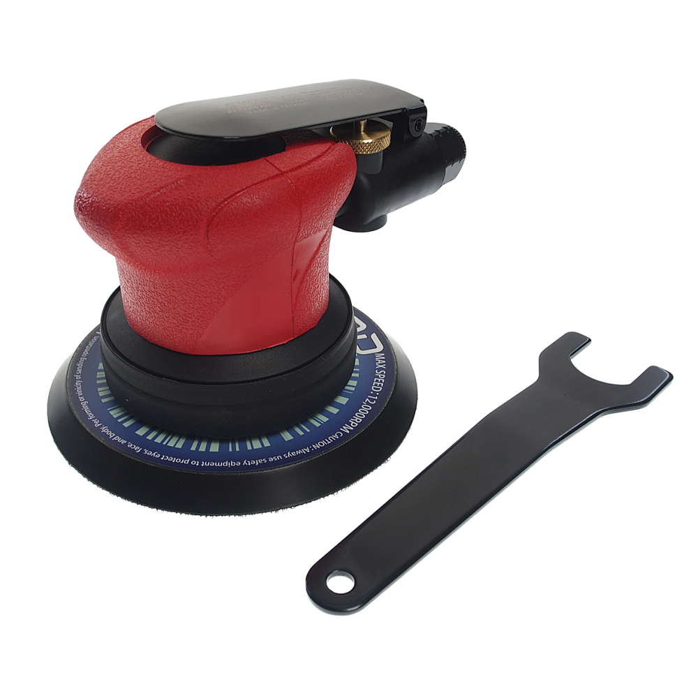 Машинка пневматическая шлифовальная 12000об/мин.,90PSI,диск 5",(без отверстия) орбита 5мм JTC