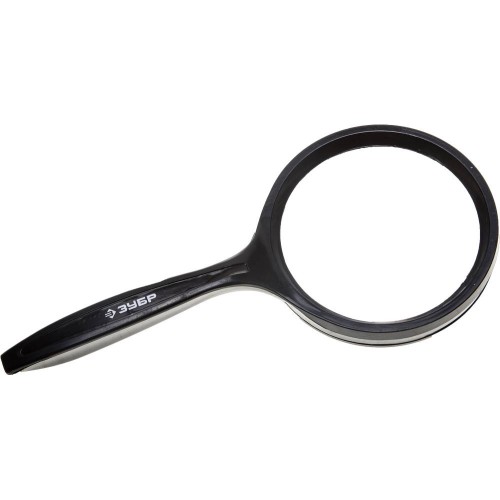 ЗУБР для чтения, 3-х/5-ти кратное увеличение, d 75 мм, лупа (40540-75)