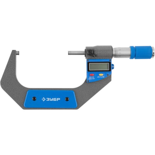 ЗУБР МКЦ 100, 75 - 100 мм, гладкий цифровой микрометр (34482-100)