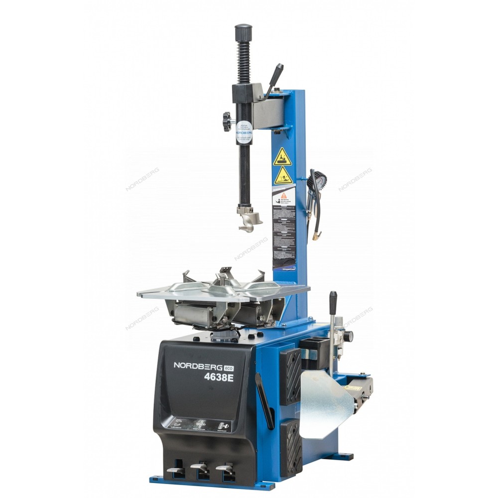 Станок шиномонтажный полуавтомат, односкоростной, 380 В, синий NORDBERG 4638E_380
