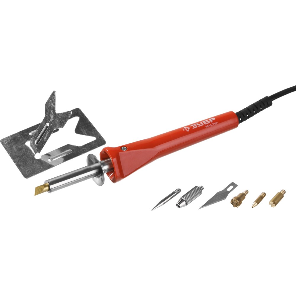 30 Вт, прибор для выжигания с набором насадок (55426)