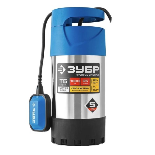 Насос дренажный ЗУБР НПЧ-Т5-1000-С