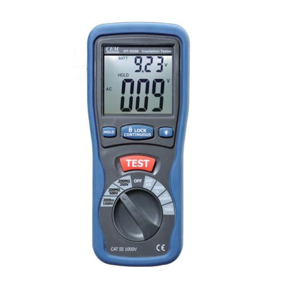Цифровой тестер изоляции СЕМ DT-5500
