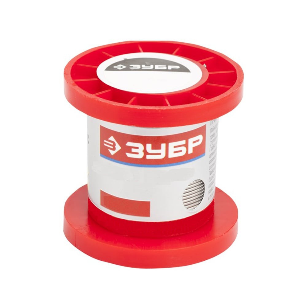 ЗУБР ПОСу 95-5, проволока, 1 мм, 50 г, бессвинцовый припой (55455-050-10)