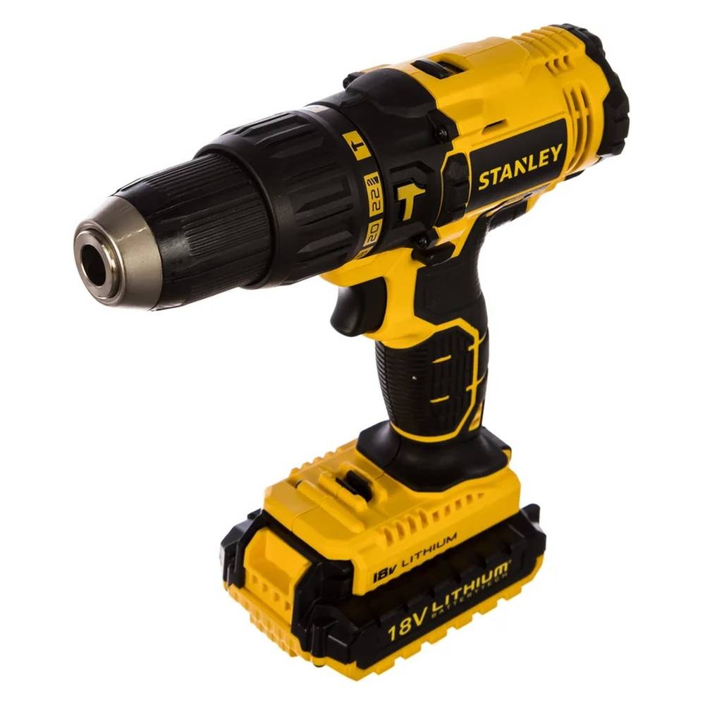 Аккумуляторная дрель-шуруповерт STANLEY SCH201D2K ударная