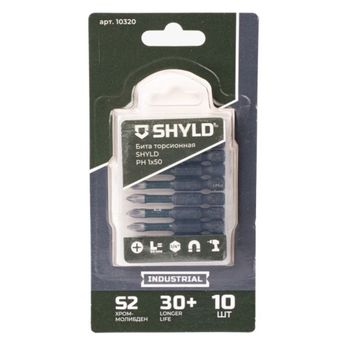 Бита SHYLD PH1х50мм ударная 10шт (10320)
