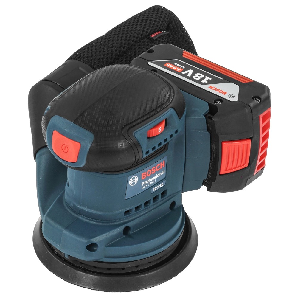 Аккумуляторная эксцентриковая шлифмашина Bosch GEX 185-LI