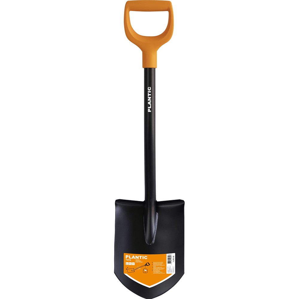 Лопата Plantic Terra штыковая укороченная 11009-01