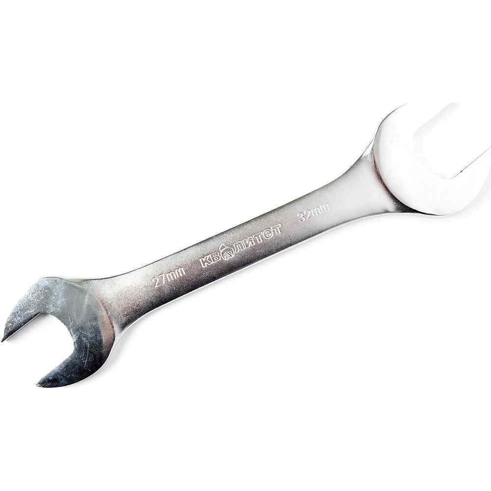 Ключ гаечный рожковый Квалитет 27х32мм КР-2732