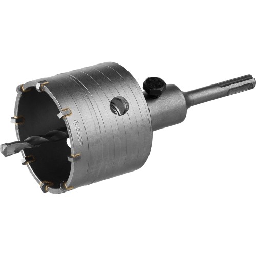 ЗУБР 73 мм, SDS - Plus, 9Т, коронка по бетону с оснасткой (29211-73)