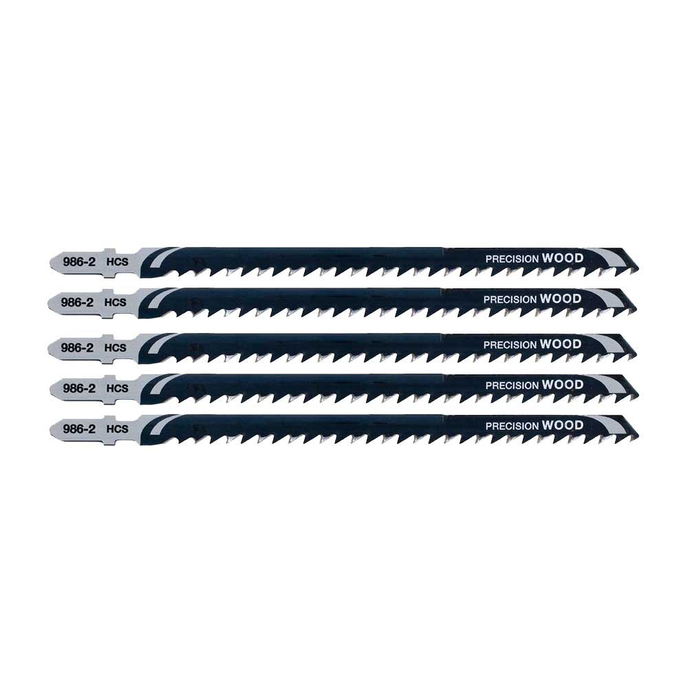Набор пилок для лобзика по дереву DeWalt DT2076 T344DP 152мм 5шт