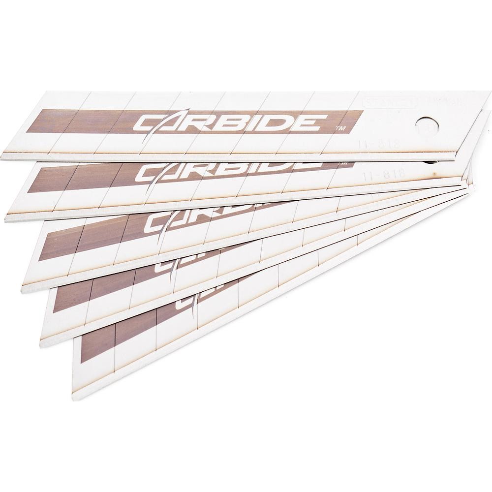 Лезвия сменные для ножа STANLEY Carbide 18мм 5шт STHT0-11818