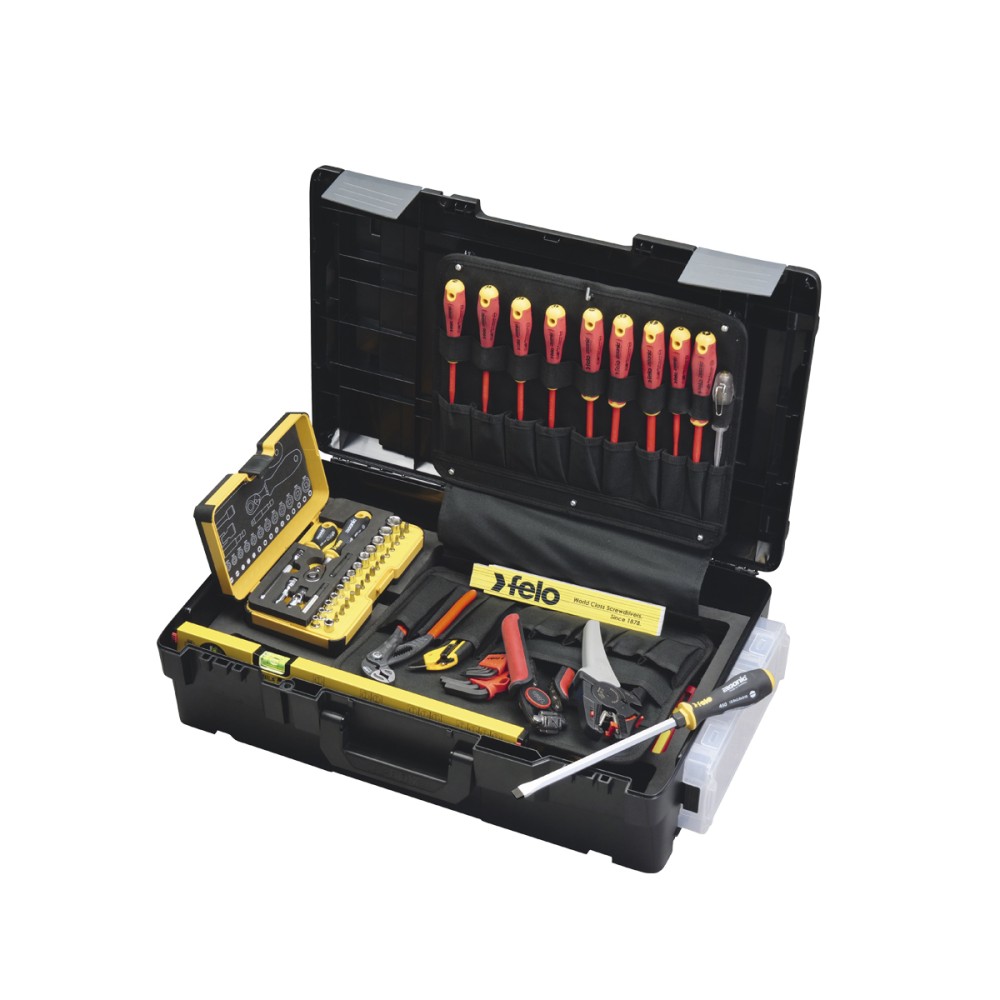 Felo Набор инструментов для электромонтажника в кейсе, 78 предметов 41387818