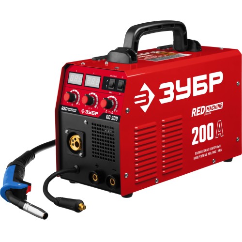 Аппарат сварочный инверторный ЗУБР ПС-200 полуавтомат