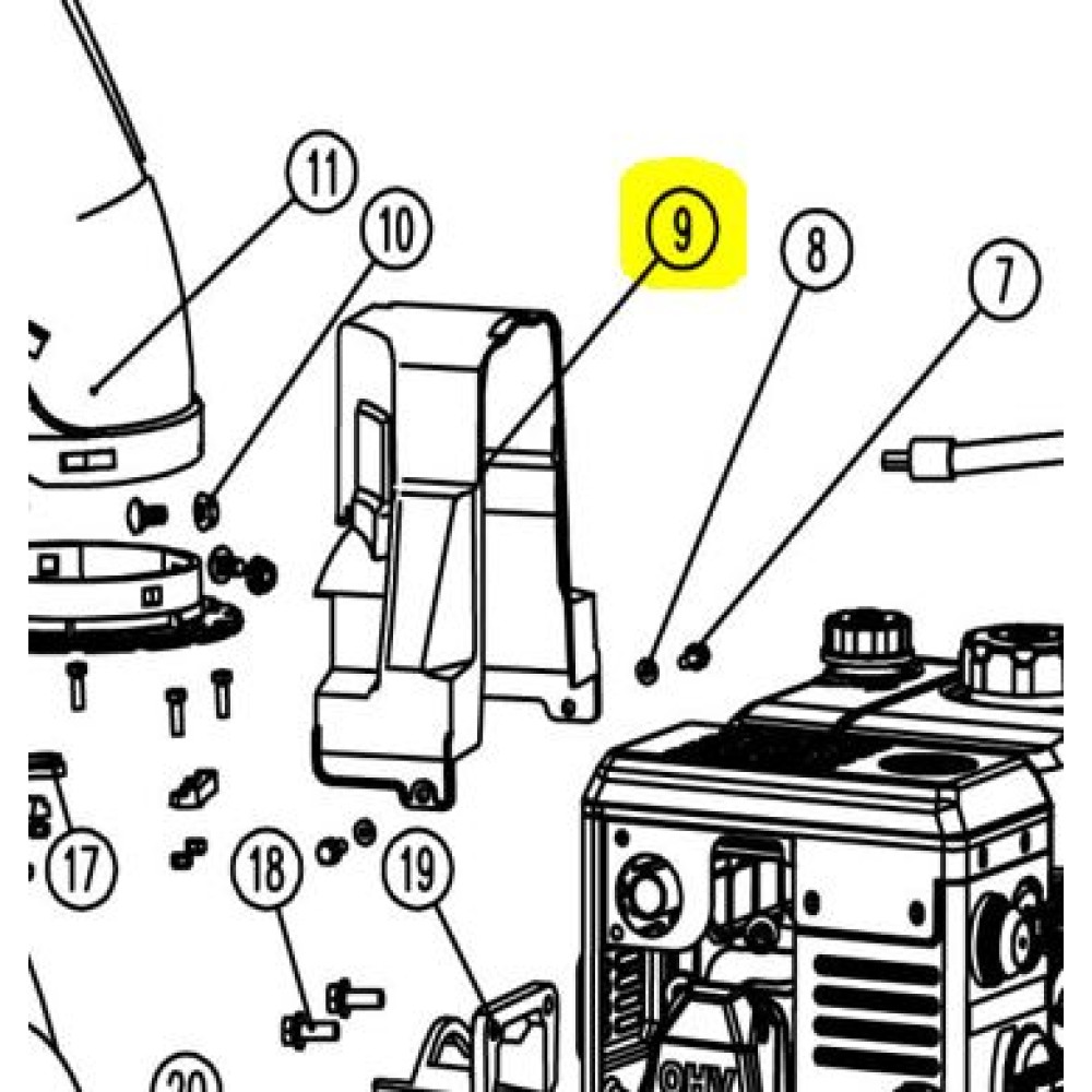 Кожух ремня KCD24-08