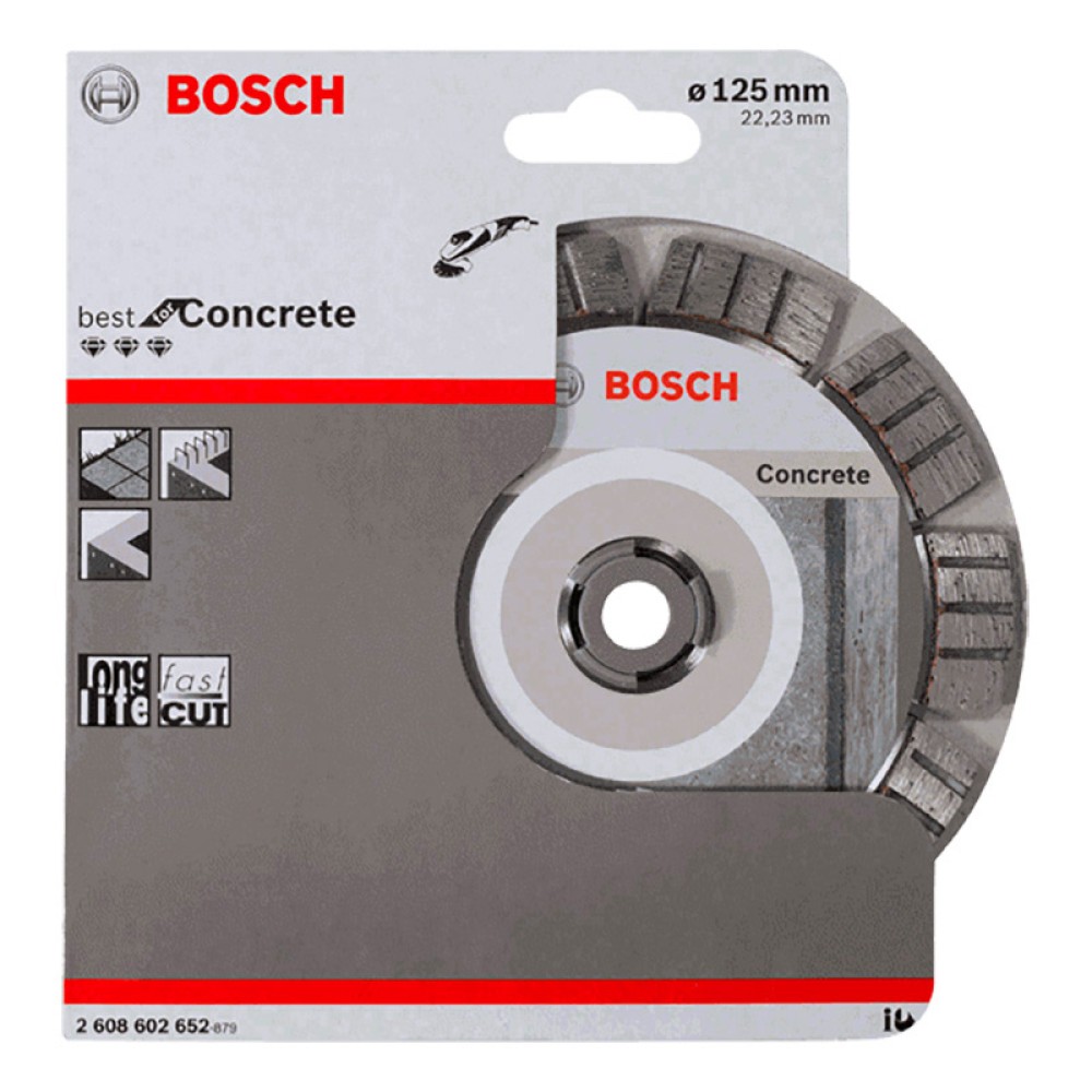 Диск алмазный по бетону Bosch Standard for Concrete 125х22.2мм (652)