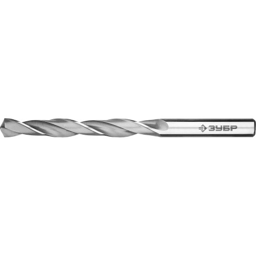 ЗУБР ПРОФ-В, 10.2 х 133 мм, сталь Р6М5, класс В, сверло по металлу, Профессионал (29621-10.2)