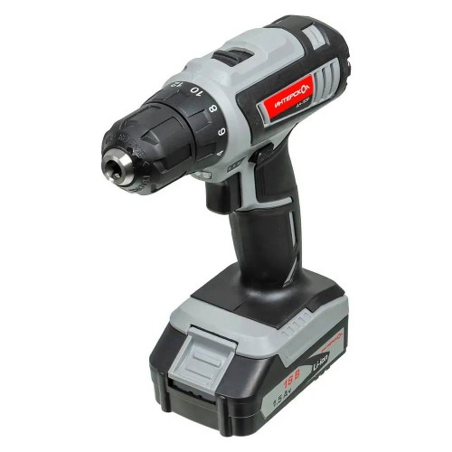 Аккумуляторная дрель-шуруповерт ИНТЕРСКОЛ ДА-18 ЭР ДМ(597.3.2.00)