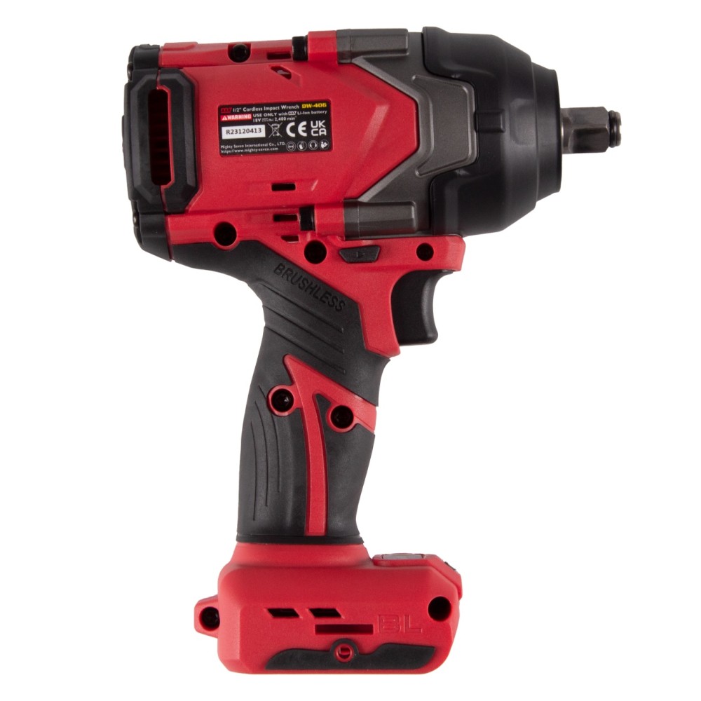 Гайковерт аккумуляторный ударный 1/2", 1600 Нм, 18 В, без аккумулятора и ЗУ MIGHTY SEVEN DW-406