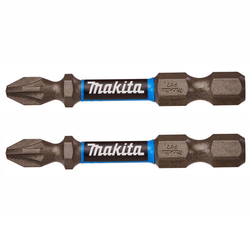 Бита Makita Impact Premier PZ2x50мм 2шт (E-03305)