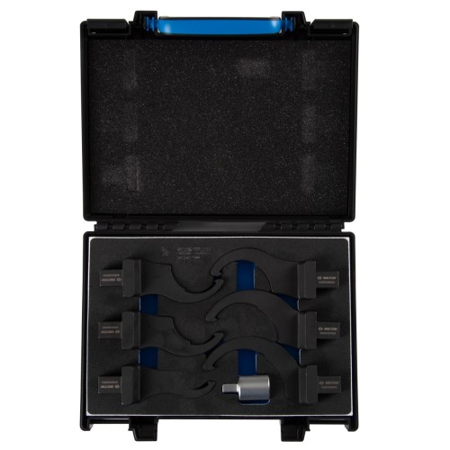 Набор насадок радиусных серии "FIT", 36-90 мм, 7 предметов, кейс KING TONY 3452407MR