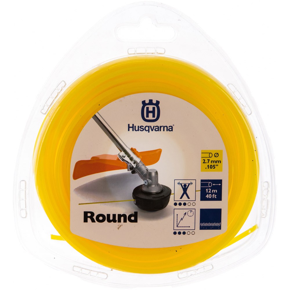 Леска для триммера Husqvarna 2.7мм круглая 12м (5310092-18)