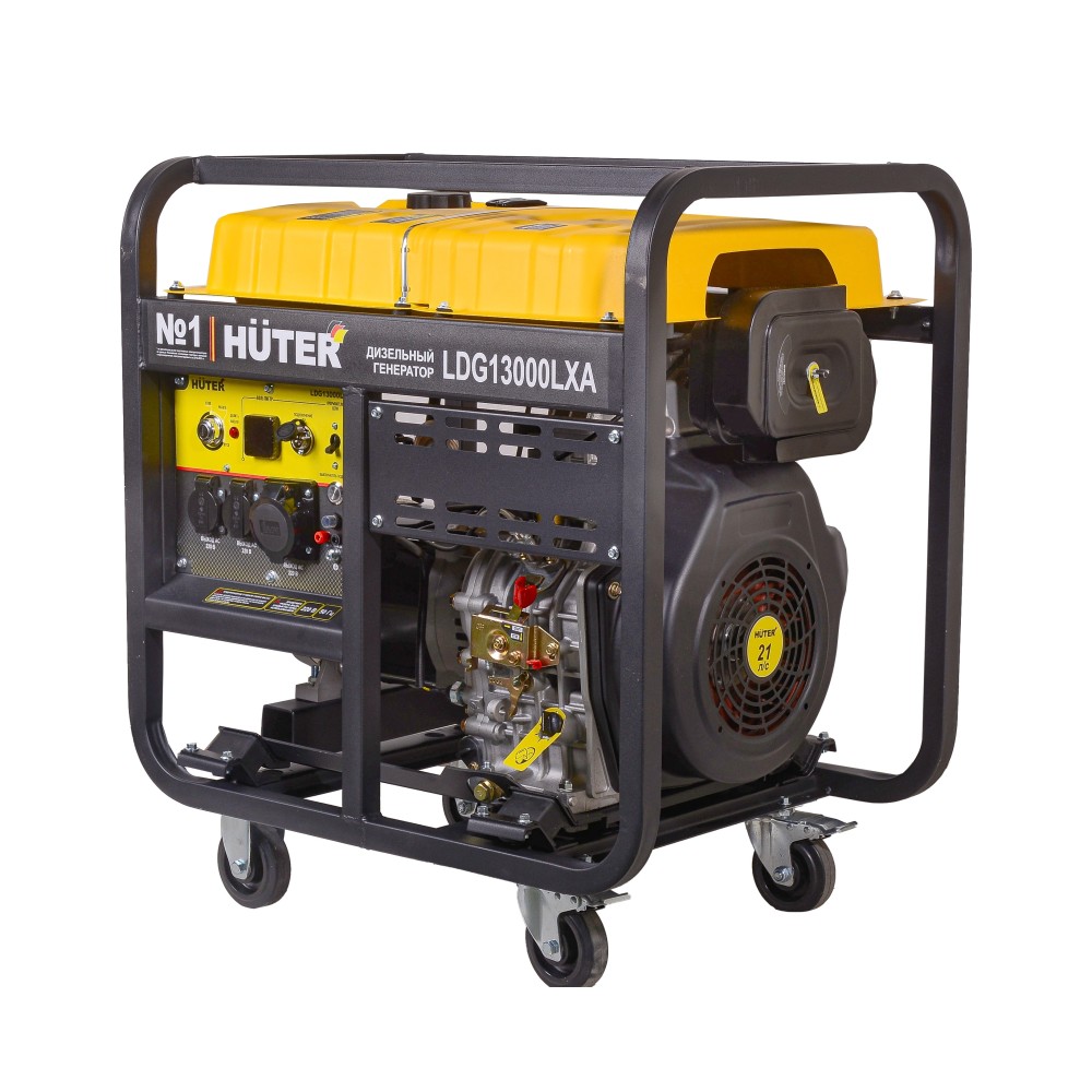 Электрогенератор дизельный LDG 13000LXА Huter